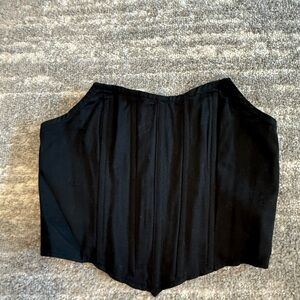 Nasty Gal Black Corset Tank Top